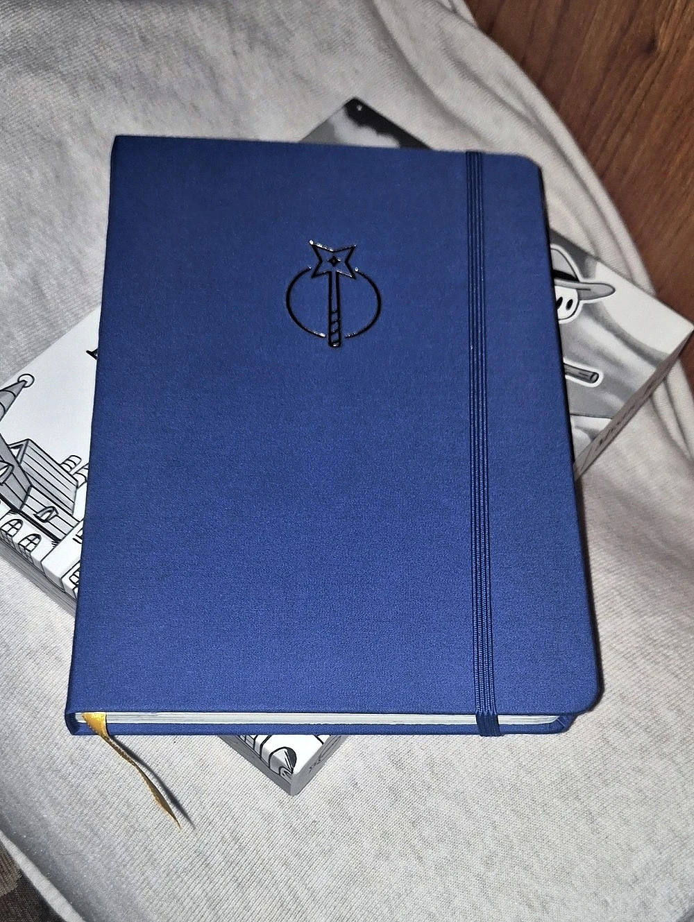 The Hero's Journal Istoria Magic Academy Mystic Blue Guided Journal Blue